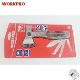 Rìu và dụng cụ đa năng 12in1 Workpro WP383001